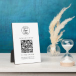 Custom Business Logo and QR Code  Plaque<br><div class="desc">Elevate your professional presence with this custom Plaque. You can easily transform this item into a powerful marketing tool by adding your company logo, essential business details, a functional QR code, and clear QR code instructions before checkout. It's the perfect way to provide instant digital access to your business and...</div>