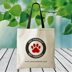 Custom Business Logo And Text Promo Tote Bag