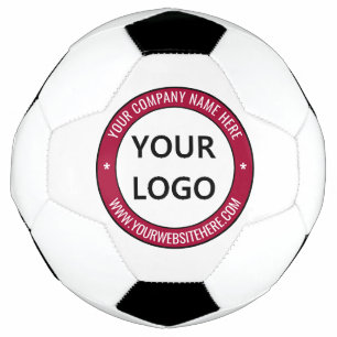 Custom Business Logo and Text Soccer Ball Gift
