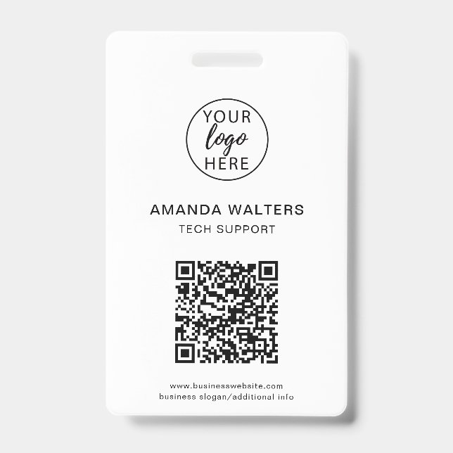 Custom Business Logo Badge ID Badge (Front)