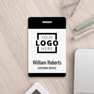 Custom Business Logo Basic Employee ID Badge