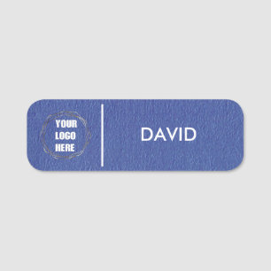 Custom Business Logo Basic Employee Staff Name Tag