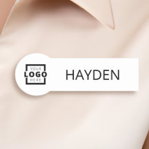 Custom Business Logo Basic Employee Staff Name