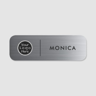 Custom Business Logo Basic Employee Staff Name Tag