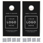 Custom Business Logo Black and White Branded