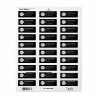 Custom Business Logo Black Company Return Address