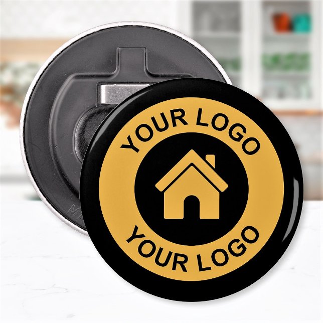 Custom Business Logo Black Promotional Bottle Opener (Creator Uploaded)