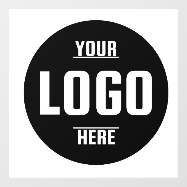 Custom Business Logo Branded – Black  (Sheet)