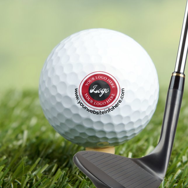 Custom Business Logo Branded Business Company Golf Balls (Add Upload Business Company Logo Golf Balls is your go-to solution for creating custom golf swag. )