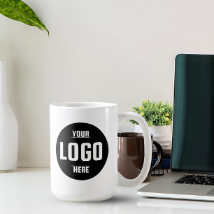 Custom Business Logo Branded Coffee Mug – Perfect 