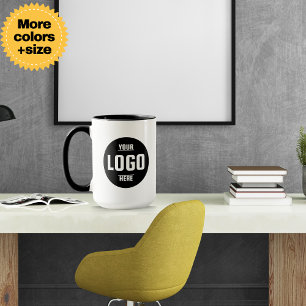 Custom Business Logo Branded Coffee Mug – Perfect 