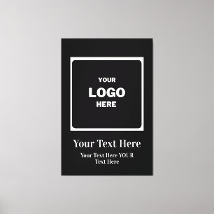 Custom Business Logo Branded Professional Canvas Print