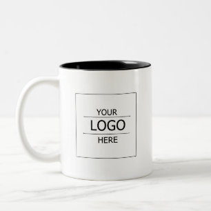Custom Business Logo Branded Two-Tone Two-Tone Coffee Mug