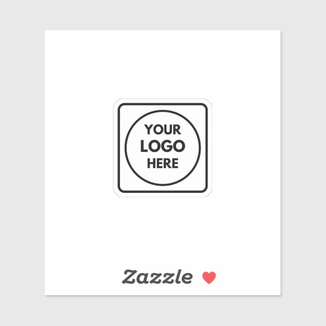 Custom Business Logo Branded Water Bottle Sticker (Sheet)