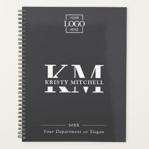 Custom Business Logo & Branding Monogram Initials Planner