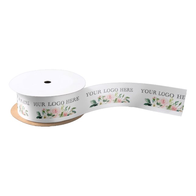 Custom Business Logo Branding|  Ribbon Satin Ribbon (Spool)