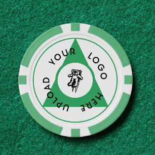 Custom Business Logo Branding Template Poker Chips