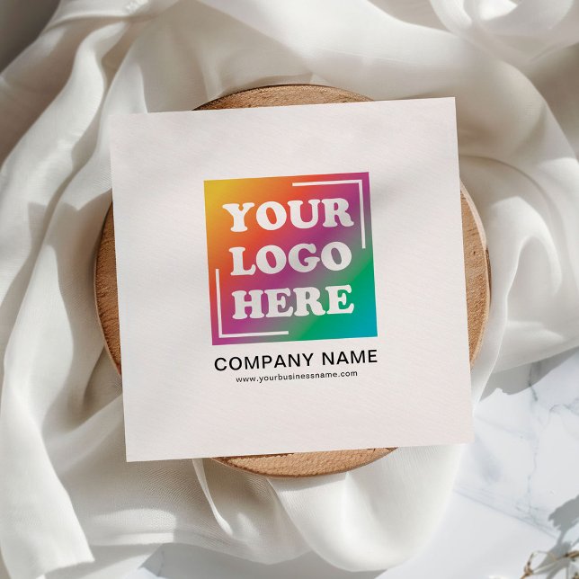Custom Business Logo, Business Company  Napkin (Creator Uploaded)