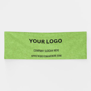 Custom Business Logo   Business Name & Slogan  Banner