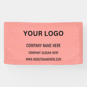 Custom Business Logo   Business Name & Slogan  Banner