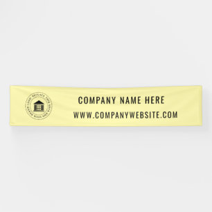 Custom Business Logo Business Name & Slogan Banner