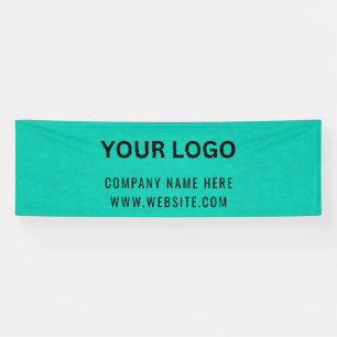 Custom Business Logo Business Name & Website Banner