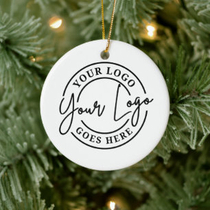 Custom Business Logo Ceramic Ornament