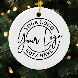 Custom Business Logo Ceramic Ornament