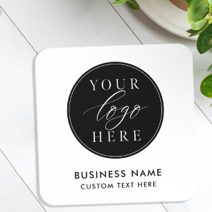 Custom Business Logo Company Coaster