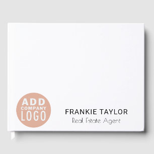 Custom Business Logo Company Custom Guest Book