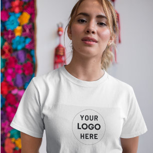 Custom Business Logo Company Employee Staff T-Shirt