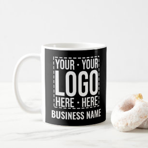 Custom Business Logo Company Personalised Modern Coffee Mug