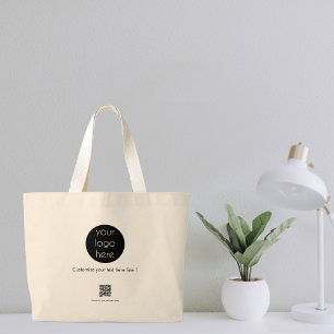 Custom Business Logo Company Promotional  Large Tote Bag