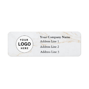 Custom Business Logo Company Return Address Label