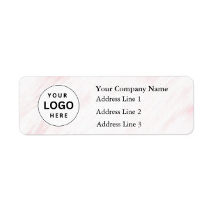 Custom Business Logo Company Return Address Label