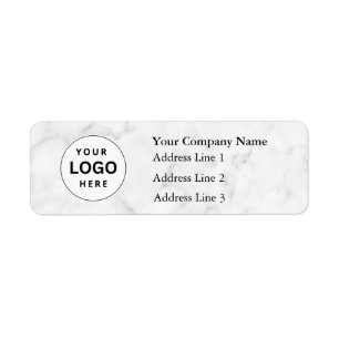 Custom Business Logo Company Return Address Label