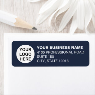 Custom Business Logo Company Return Address Label