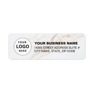 Custom Business Logo Company Return Address Label