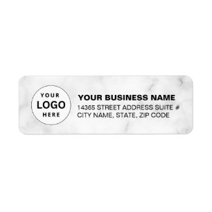 Custom Business Logo Company Return Address Label