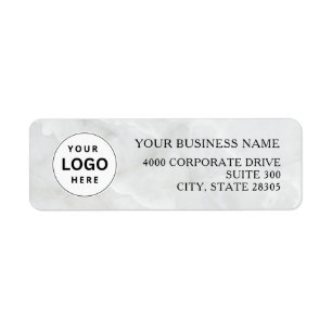 Custom Business Logo Company Return Address Label