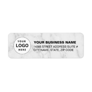 Custom Business Logo Company Return Address Label