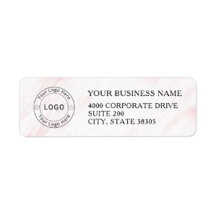 Custom Business Logo Company Return Address Label