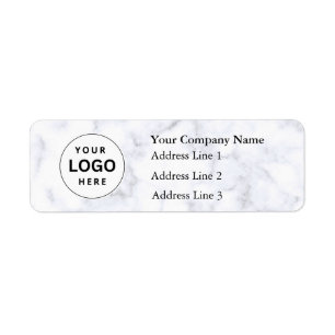 Custom Business Logo Company Return Address Label