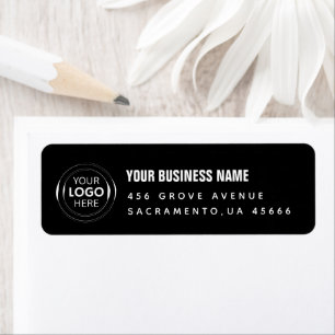 Custom Business Logo Company Return Address Return Address Label