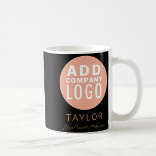 Custom Business Logo Company Staff Employee Name T Coffee Mug