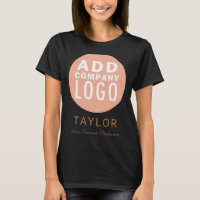 Custom Business Logo Company Staff Employee Name T