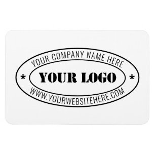 Custom Business Logo Company Stamp - Personalised  Magnet
