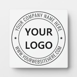 Custom Business Logo Company Stamp - Personalised  Plaque
