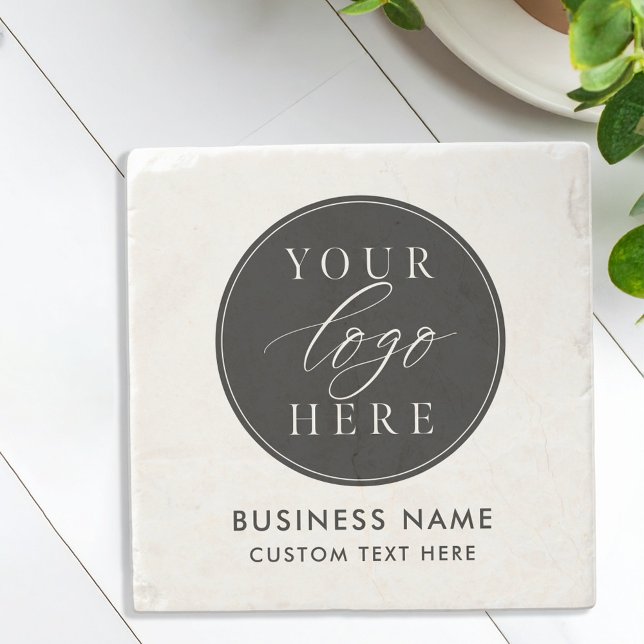 Custom Business Logo Company Stone Coaster (Creator Uploaded)