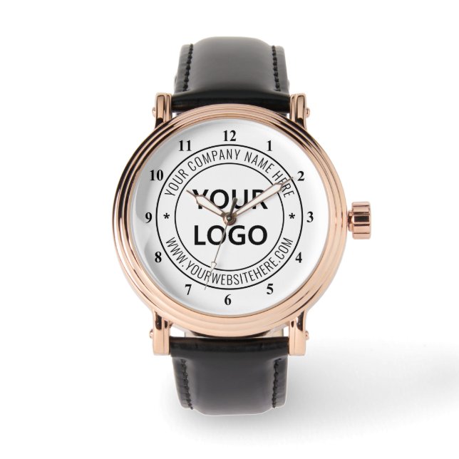 Custom Business Logo Company Watch Personalised  (Front)